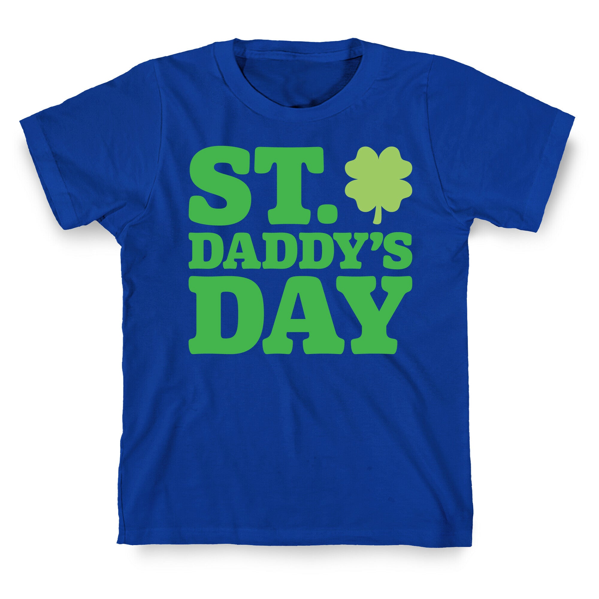 St. Daddy's Day White Print T-Shirt